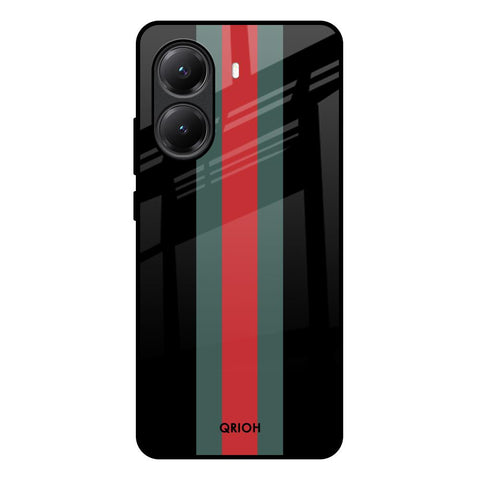 Vertical Stripes Glossy Case for Poco X7 Pro 5G