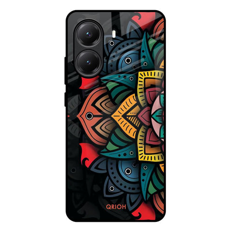 Retro Gorgeous Flower Glossy Case for Poco X7 Pro 5G