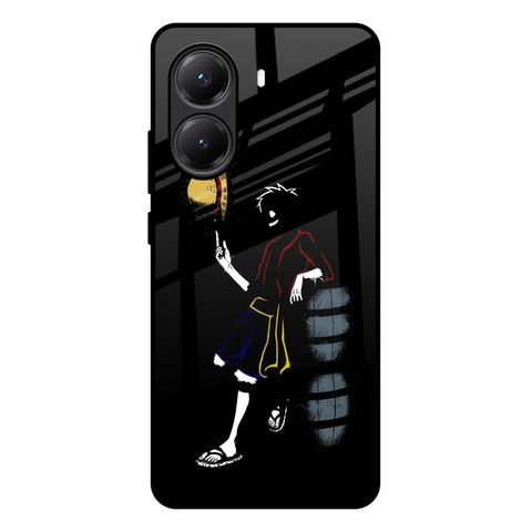 Luffy Line Art Glossy Case for Poco X7 Pro 5G