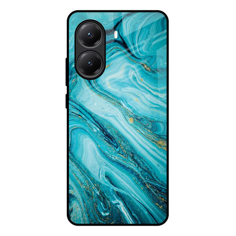 Ocean Marble Glossy Case for Poco X7 Pro 5G