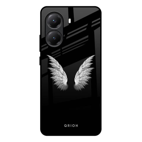 White Angel Wings Glossy Case for Poco X7 Pro 5G