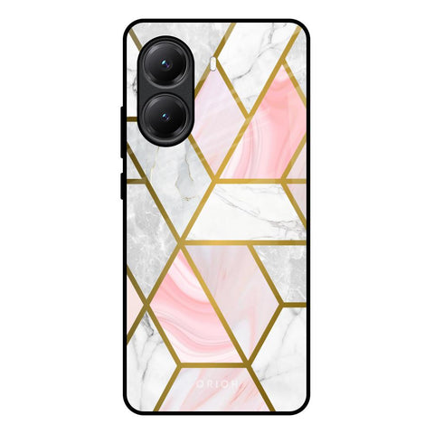 Geometrical Marble Glossy Case for Poco X7 Pro 5G
