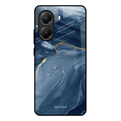 Deep Ocean Marble Glossy Case for Poco X7 Pro 5G