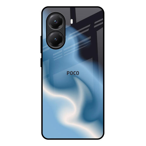 Blue Waves Glossy Case for Poco X7 Pro 5G