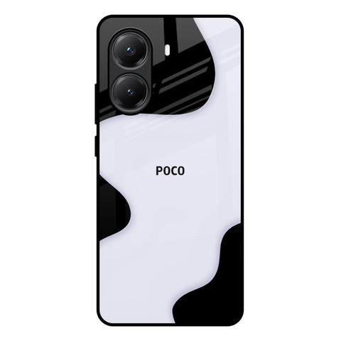 Wheat Cream Wavy Glossy Case for Poco X7 Pro 5G