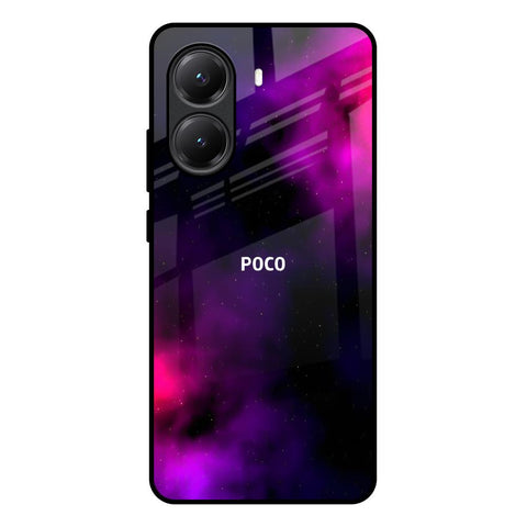 Pink Galaxy Glossy Case for Poco X7 Pro 5G