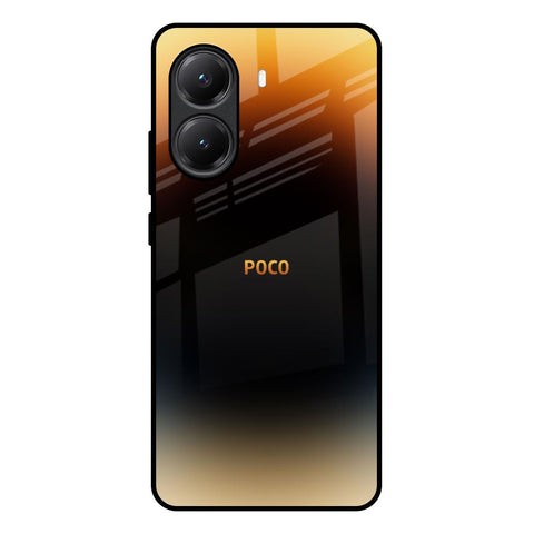 Grainy Yellow Glossy Case for Poco X7 Pro 5G