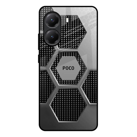 Hexagon Style Glossy Case For Poco X7 Pro 5G