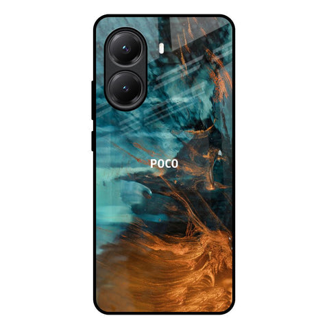 Golden Splash Glossy Case for Poco X7 Pro 5G