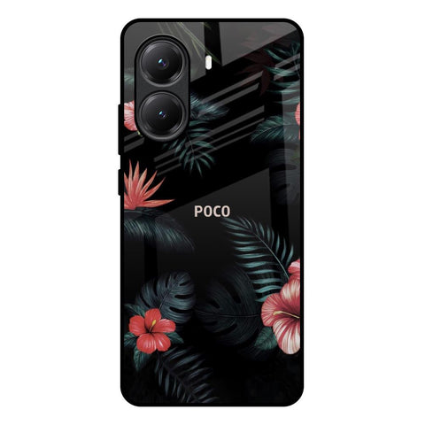 Tropical Art Flower Glossy Case for Poco X7 Pro 5G
