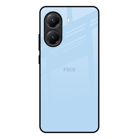 Pastel Sky Blue Glossy Case for Poco X7 Pro 5G