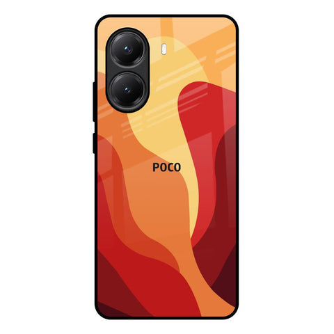 Magma Color Pattern Glossy Case for Poco X7 Pro 5G