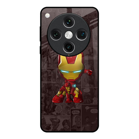 Angry Baby Super Hero Glossy Case for Oppo Find x8 Pro
