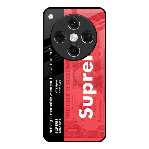 Supreme Ticket Glossy Case for Oppo Find x8 Pro