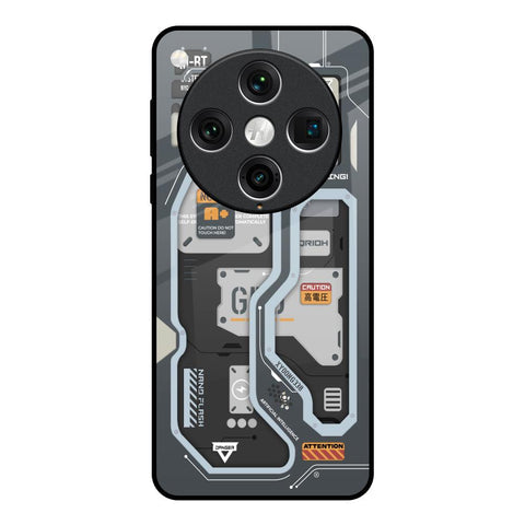 Retro Futuristic Glossy Case for Oppo Find x8 Pro