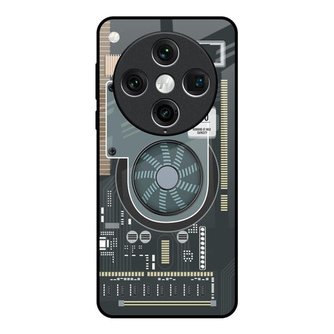 Motherboard Circuit Glossy Case for Oppo Find x8 Pro