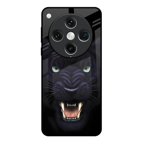 Angry Black Tiger Glossy Case for Oppo Find x8 Pro