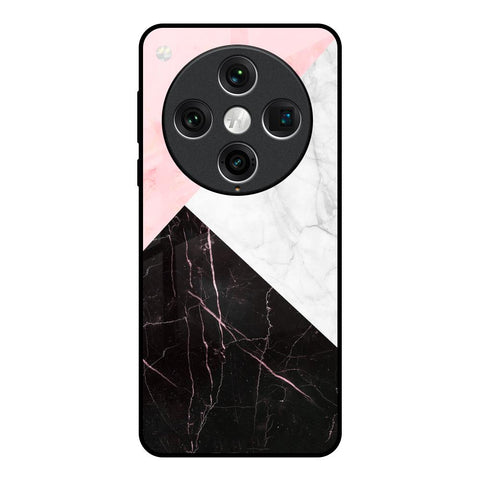 Marble Collage Art Glossy Case For Oppo Find x8 Pro