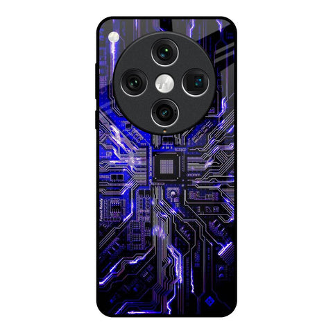 Techno Color Pattern Glossy Case For Oppo Find x8 Pro