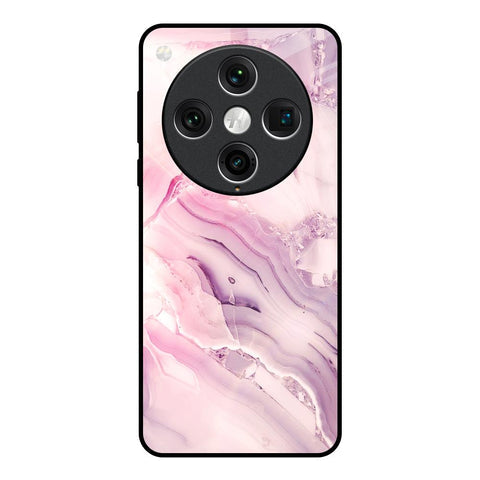 Diamond Pink Gradient Glossy Case For Oppo Find x8 Pro