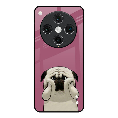 Funny Pug Face Glossy Case For Oppo Find x8 Pro