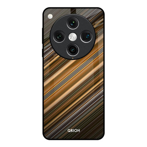 Diagonal Slash Pattern Glossy Case for Oppo Find x8 Pro