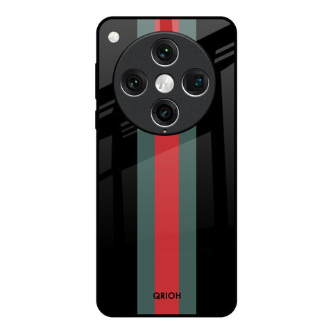 Vertical Stripes Glossy Case for Oppo Find x8 Pro