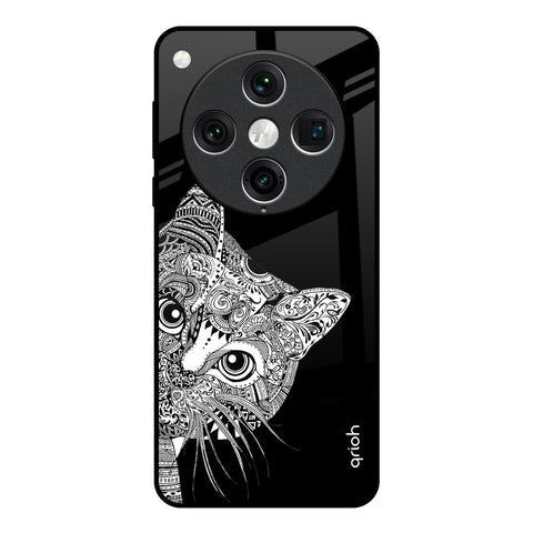 Kitten Mandala Glossy Case for Oppo Find x8 Pro