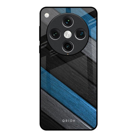 Multicolor Wooden Effect Glossy Case for Oppo Find x8 Pro