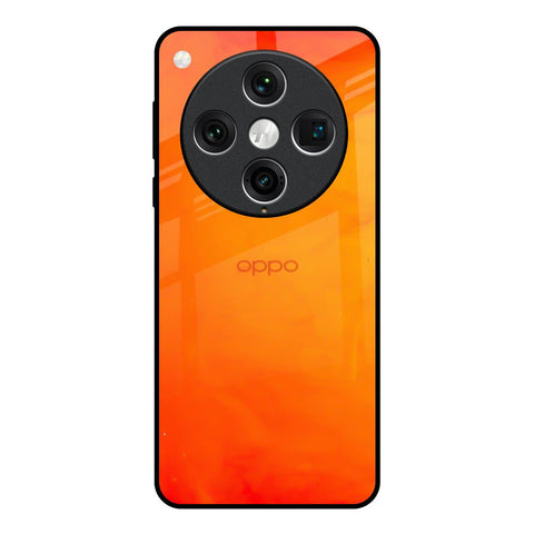 Tangy Orange Glossy Case for Oppo Find x8 Pro