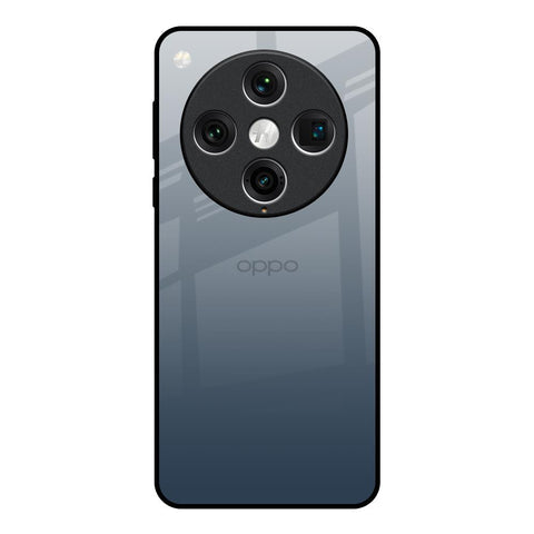 Smokey Grey Color Glossy Case For Oppo Find x8 Pro