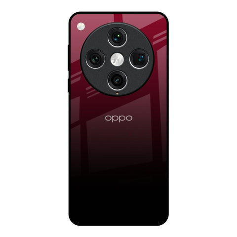 Wine Red Glossy Case For Oppo Find x8 Pro