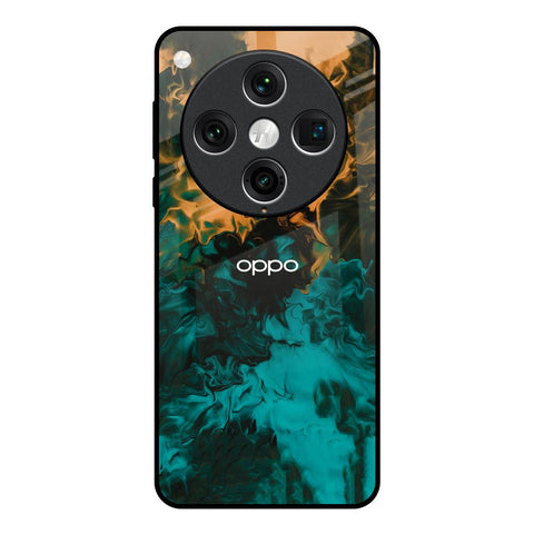 Watercolor Wave Glossy Case for Oppo Find x8 Pro
