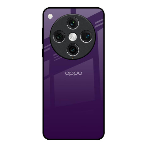 Dark Purple Glossy Case for Oppo Find x8 Pro