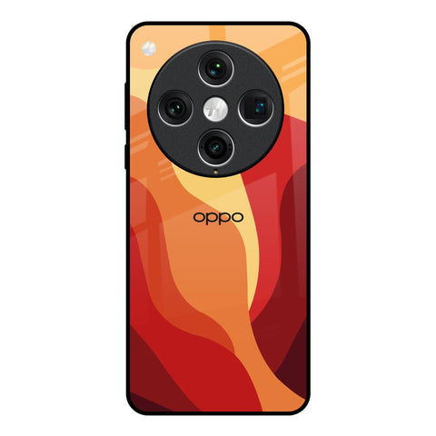 Magma Color Pattern Glossy Case for Oppo Find x8 Pro