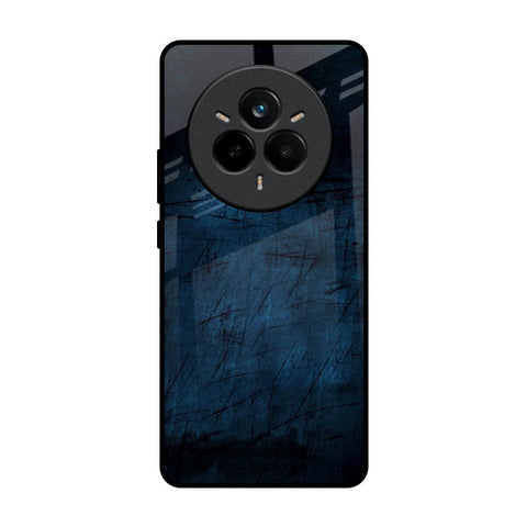Dark Blue Grunge Glossy Case for Realme 14 Pro 5G