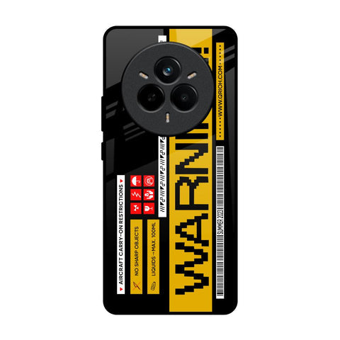 Aircraft Warning Glossy Case for Realme 14 Pro 5G