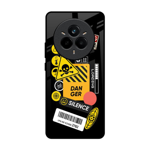Danger Signs Glossy Case for Realme 14 Pro 5G