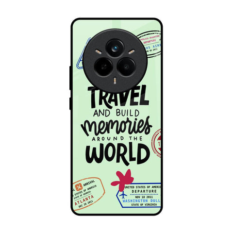 Travel Stamps Glossy Case for Realme 14 Pro 5G