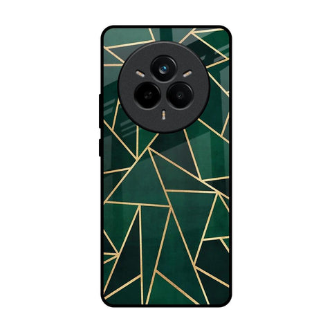 Abstract Green Glossy Case For Realme 14 Pro 5G