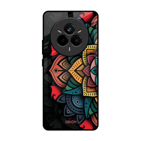 Retro Gorgeous Flower Glossy Case for Realme 14 Pro 5G