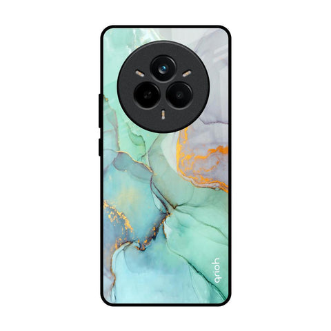 Green Marble Glossy Case for Realme 14 Pro 5G