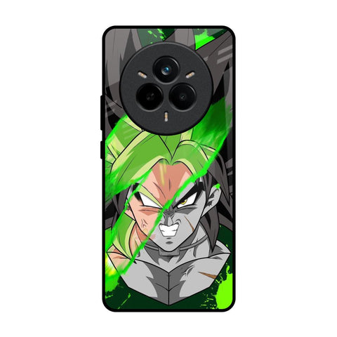 Anime Green Splash Glossy Case for Realme 14 Pro 5G