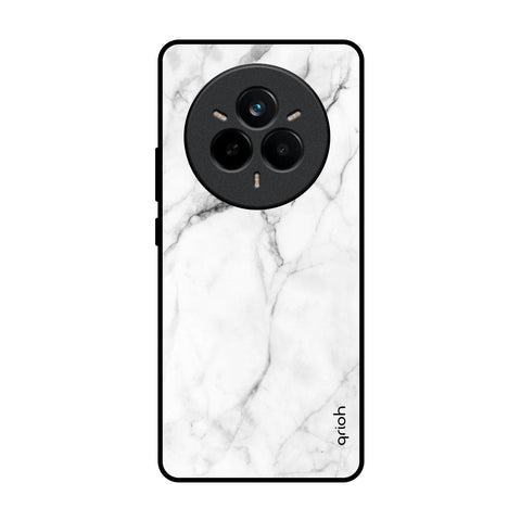 Modern White Marble Glossy Case for Realme 14 Pro 5G