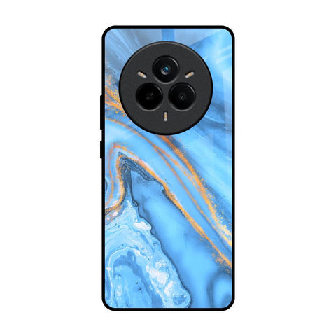 Vibrant Blue Marble Glossy Case for Realme 14 Pro 5G