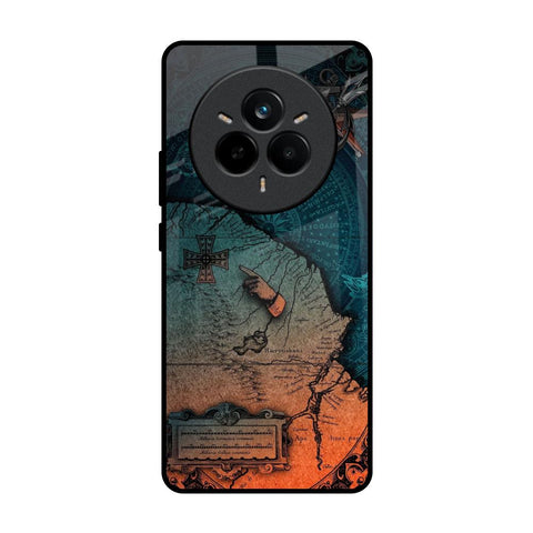 Geographical Map Glossy Case for Realme 14 Pro 5G