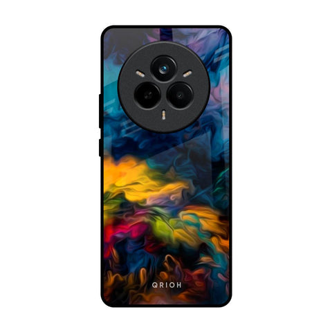 Multicolor Oil Painting Glossy Case for Realme 14 Pro 5G