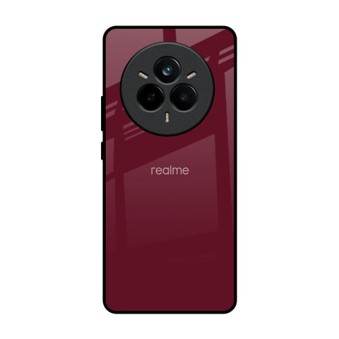 Classic Burgundy Glossy Case for Realme 14 Pro 5G