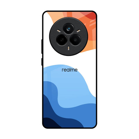 Wavy Color Pattern Glossy Case for Realme 14 Pro 5G