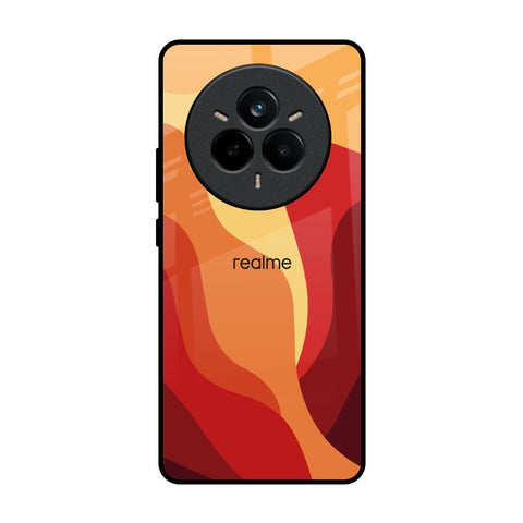 Magma Color Pattern Glossy Case for Realme 14 Pro 5G